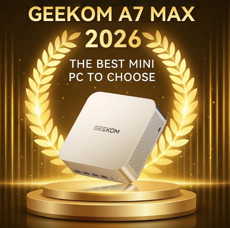 GEEKOM A7 Max Mini PC AMD Ryzen™ 9 7940HS