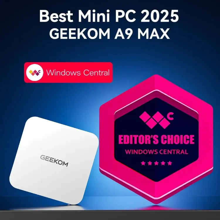 🌟NEW：GEEKOM A9 Max 2026 Edition AI Mini PC with AMD Ryzen™ AI 9 HX 470 | HX 370 alternate image