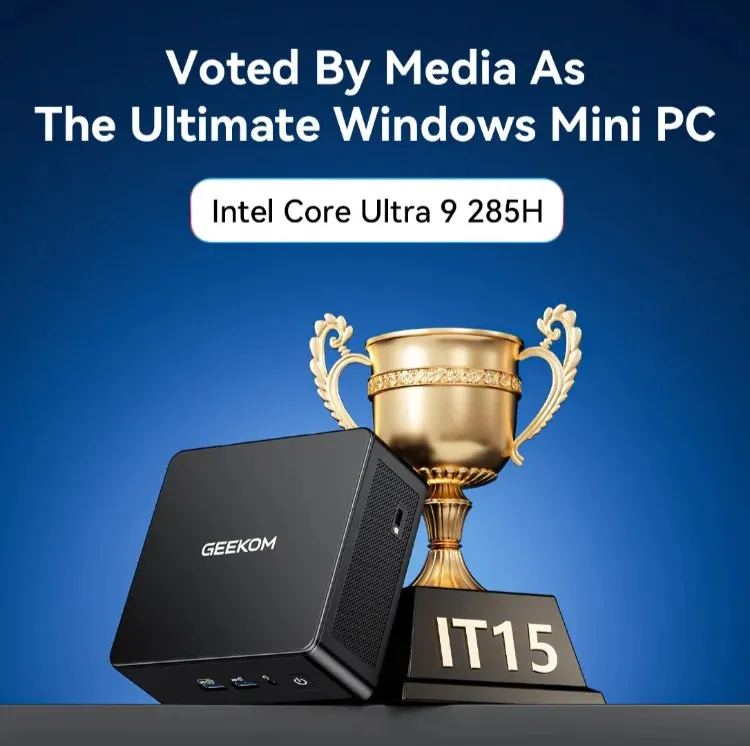 ✨NEW ARRIVAL✨GEEKOM IT15 AI Mini PC Intel® Core™ Ultra 9 285H alternate image