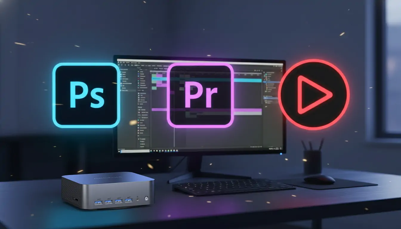 best mini pc for photoshop, premiere, davinci editing